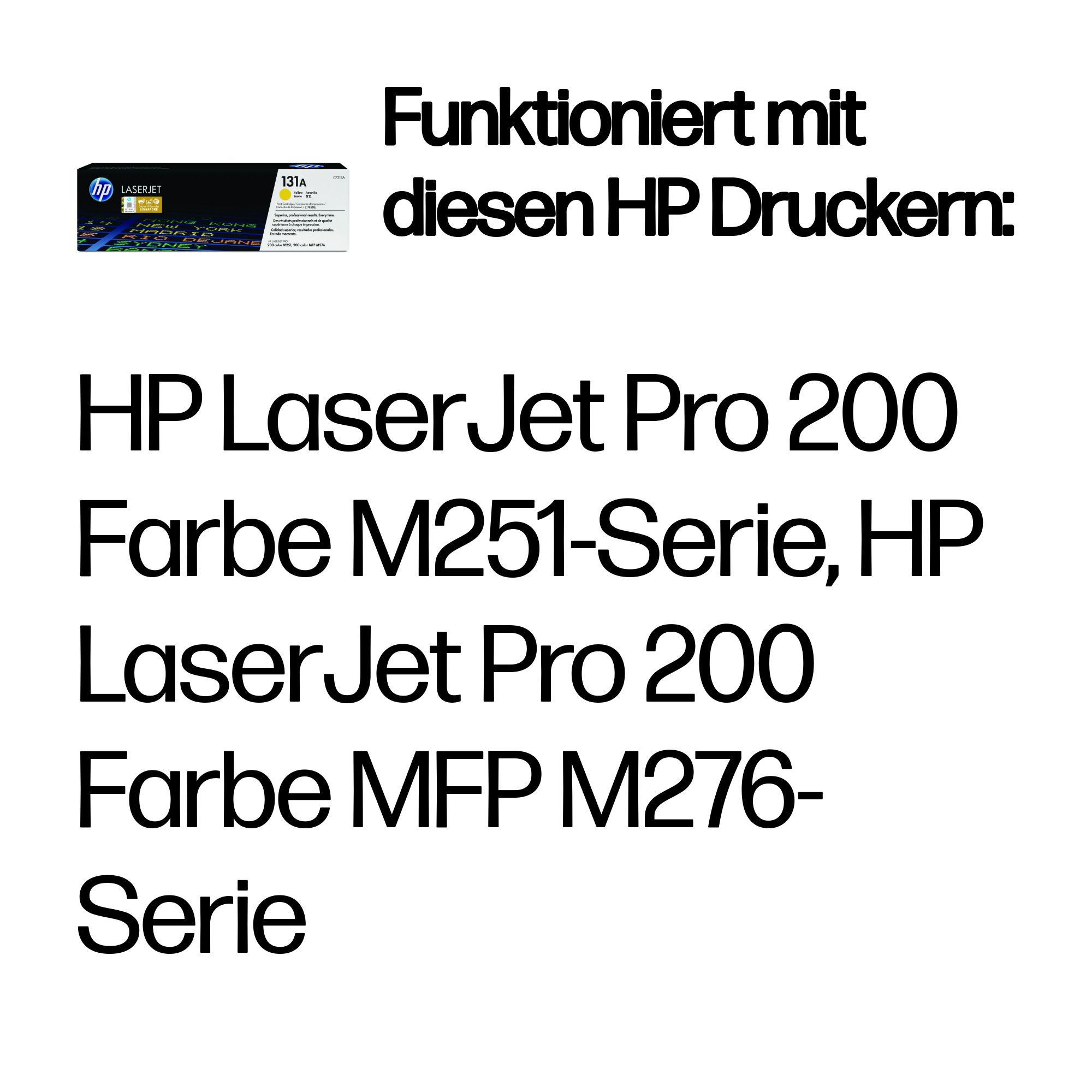 HP 131A (CF212A) gelb Tonerkartusche
