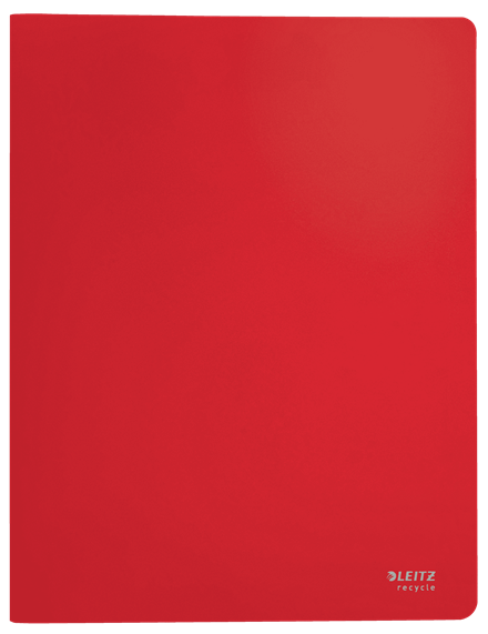 LEITZ Recycle 4676 Sichtbuch DIN A4, 20 Hüllen rot, 1 St.