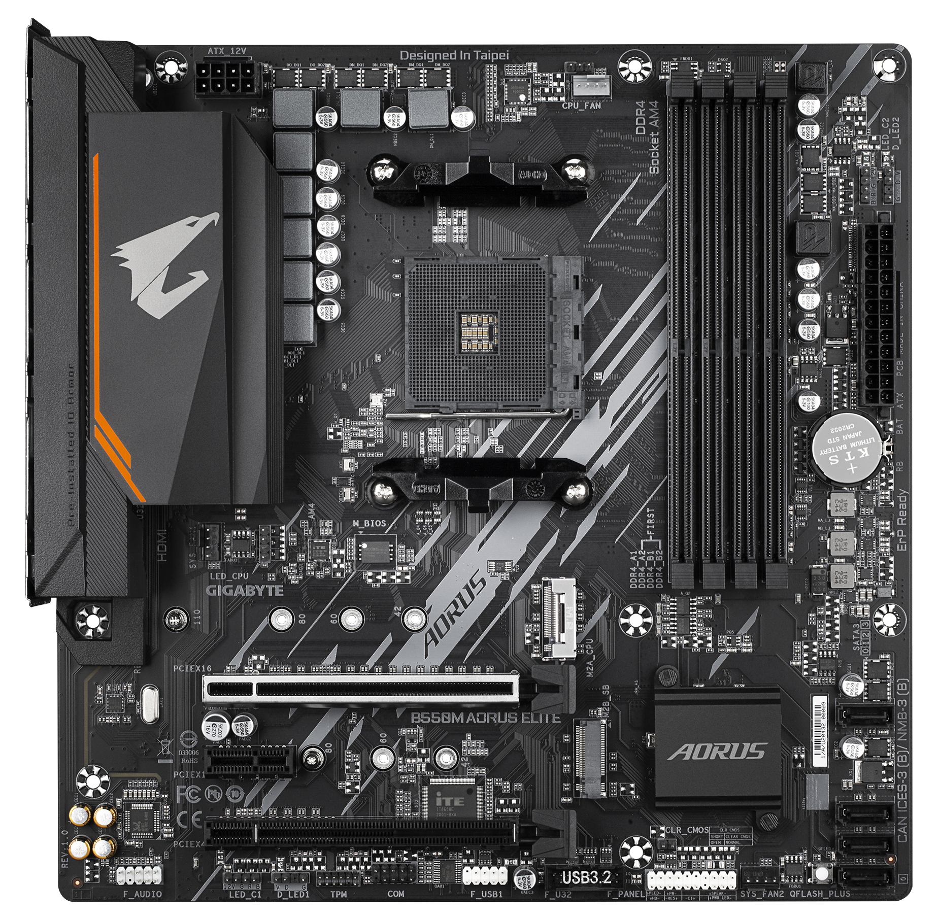 Gigabyte GA-B550M-AORUS ELITE (AM4) (D)