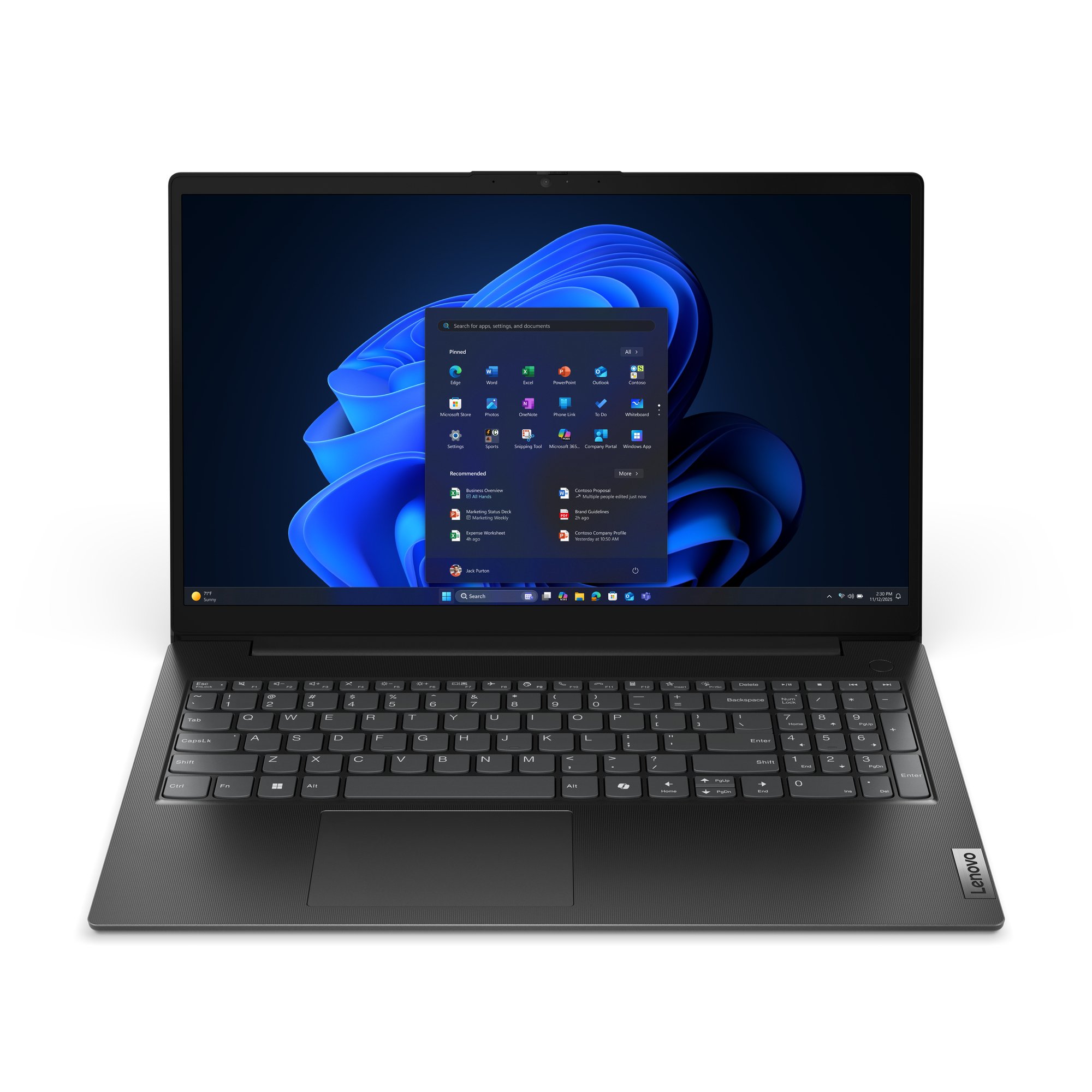 LENOVO V15 G6 AMD Ryzen 5 150 39,62cm 15,6Zoll FHD 32GB 512GB SSD UMA W11P No WWAN Black TopSeller