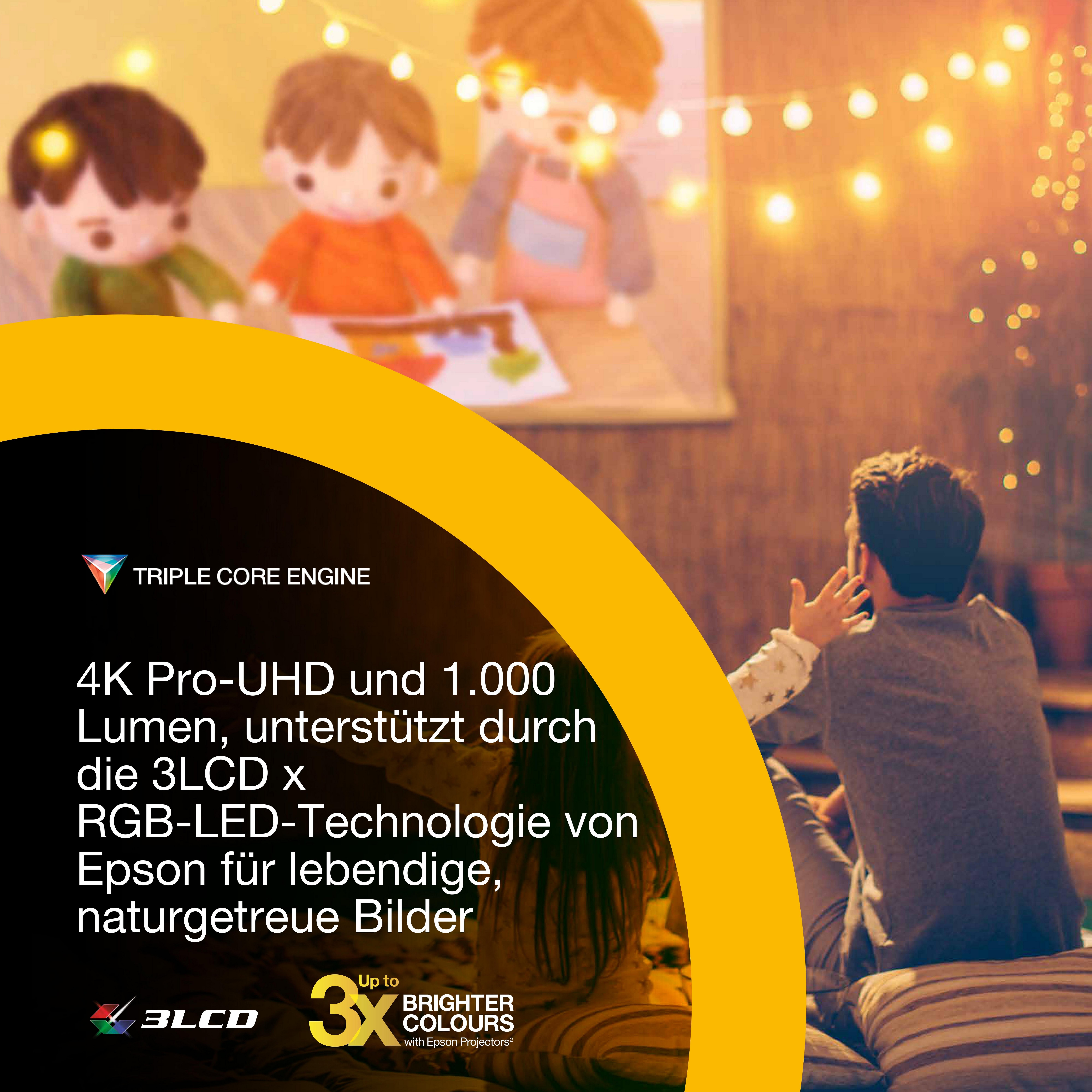 EPSON EF-72 4K UHD PRO Projector 1000lm