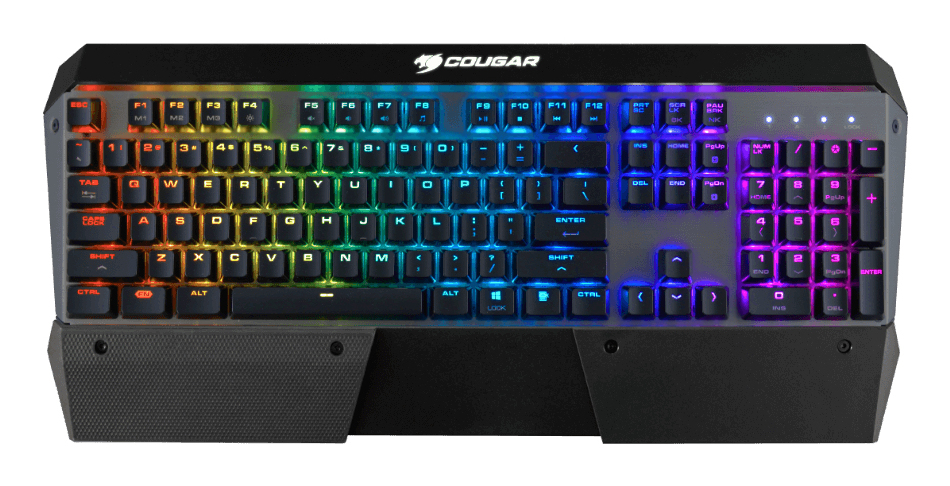 COUGAR Gaming Tastatur Attack X3 RGB Mech. Cherry MX silber