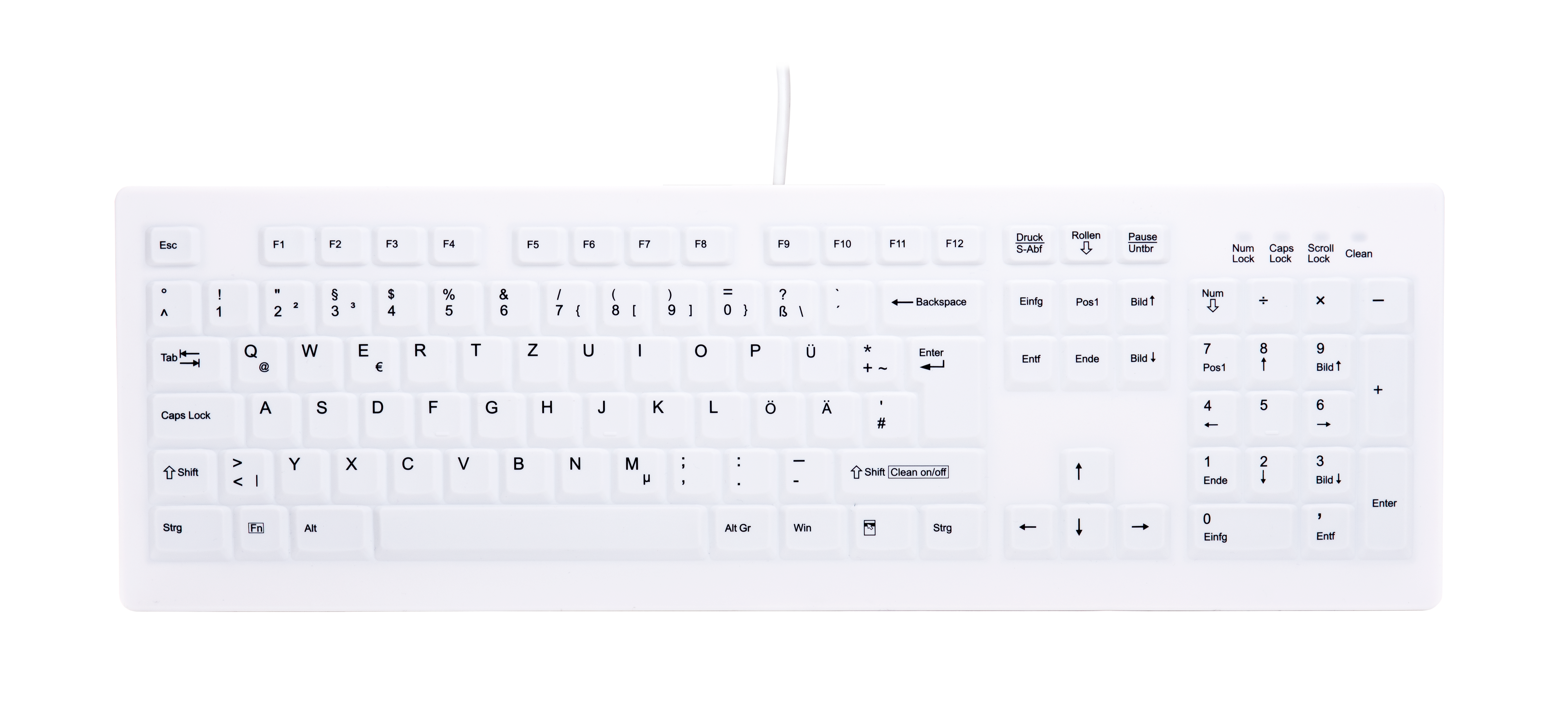 Contour ACTIVE KEY MTA AK-C8100 Wechselmembran DE-Layout wei