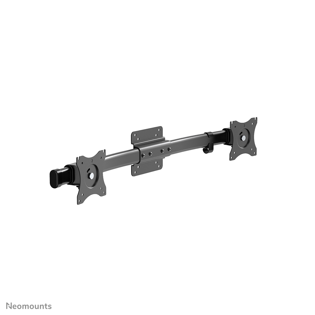 NEOMOUNTS FPMA-CB100BLACK Dual Monitor Adapter 25,4-68,58cm 10-27Zoll Twin Screen Mounting Rail 18kg VESA 75x75/100x100mm