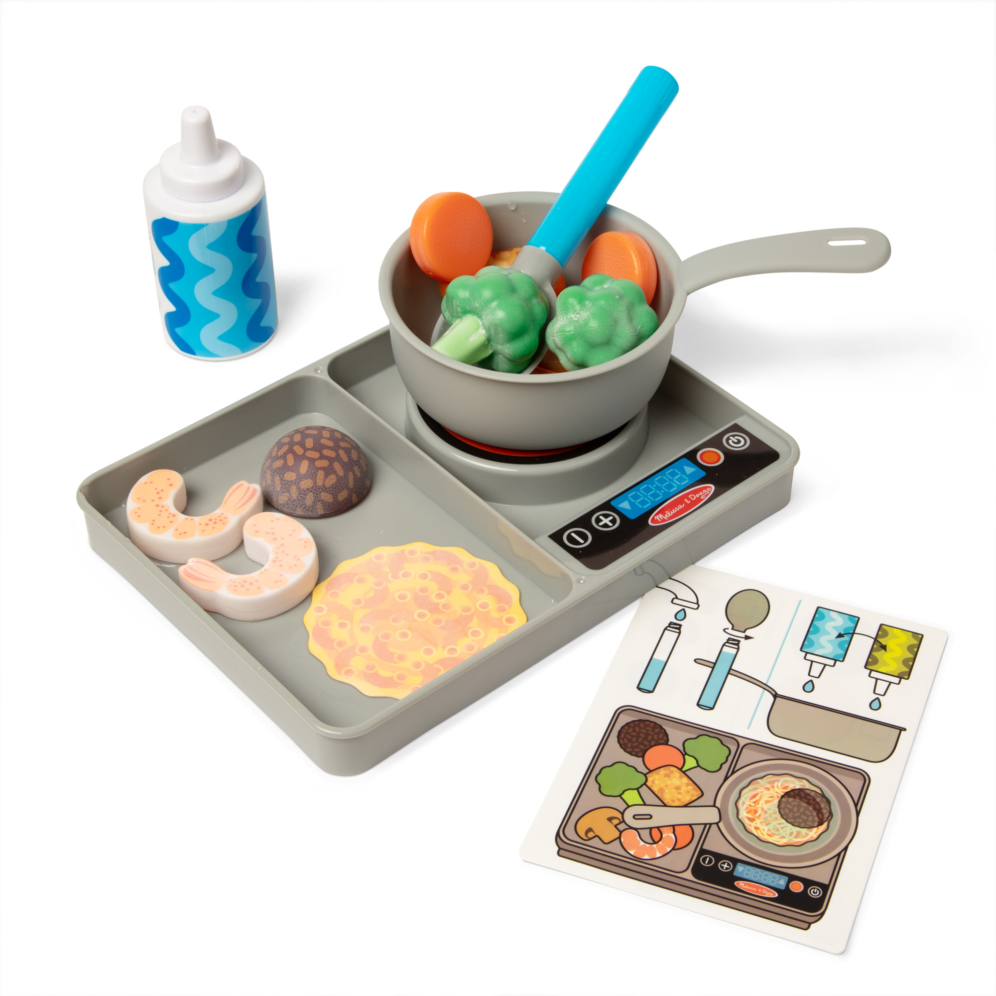 Melissa & Doug - Water WOW! Kochset, Spielküche