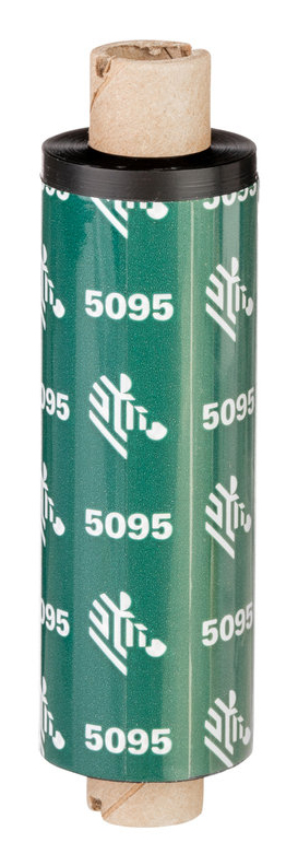 ZEBRA 5095 schwarz Thermo-Druckfolien, 12 Rollen