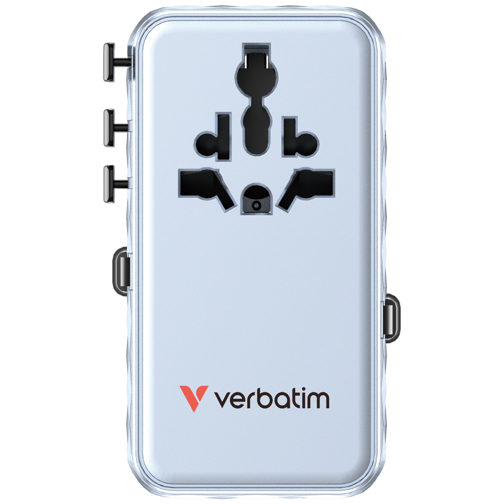 Verbatim Charge'n'Travel Adapter 70W 2C retractable blue