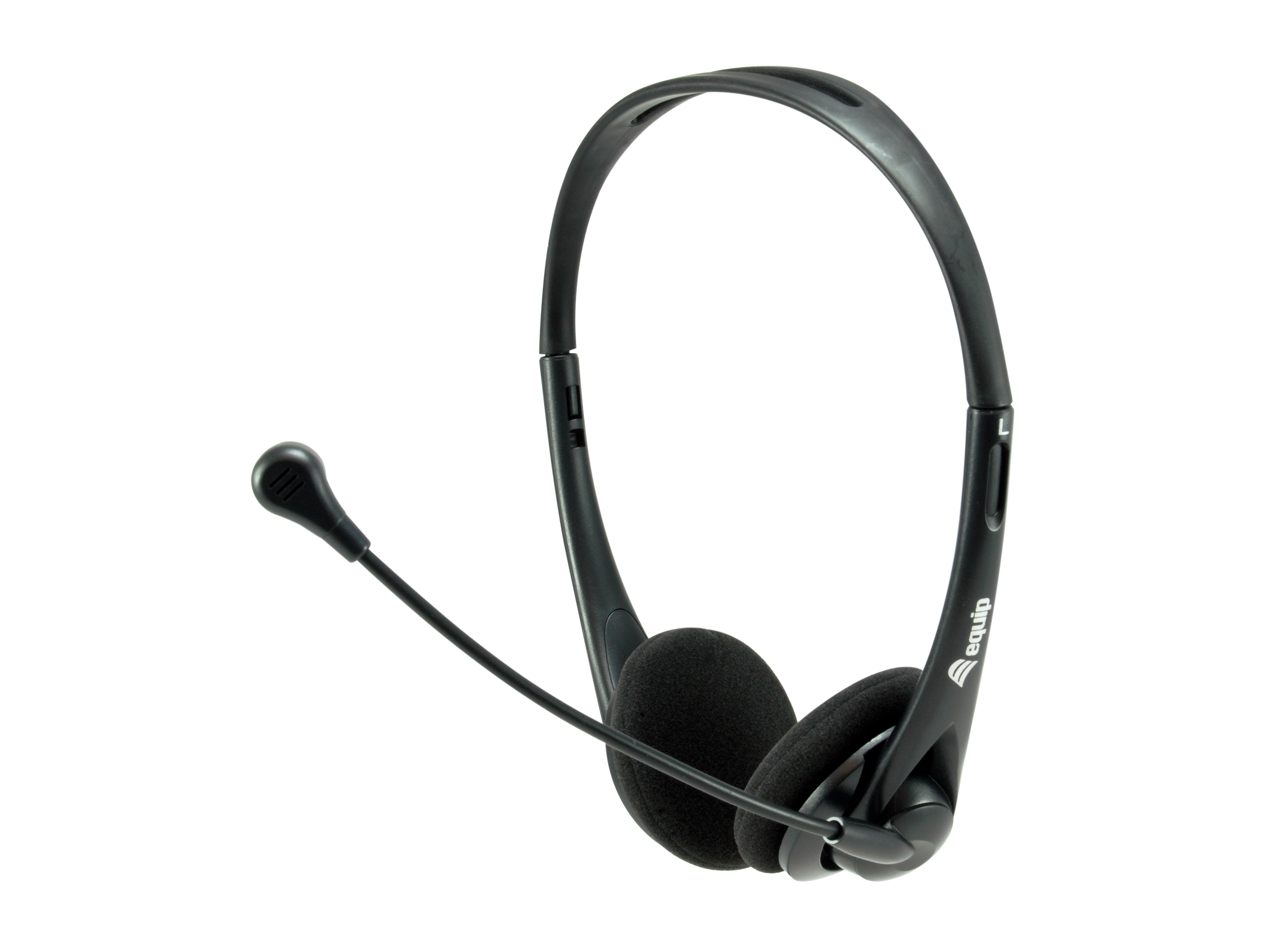 Equip Stereo-Headset Wired mit Mikro 3,5mm 1.80m schwarz