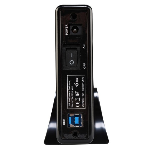 I-TEC USB 3.0 Mysafe externes 8.9cm 3.5Z Festplattengehaeuse fuer SATA I/II/III HDD SSD Case Alugehaeuse fuer optimale Kuehlung