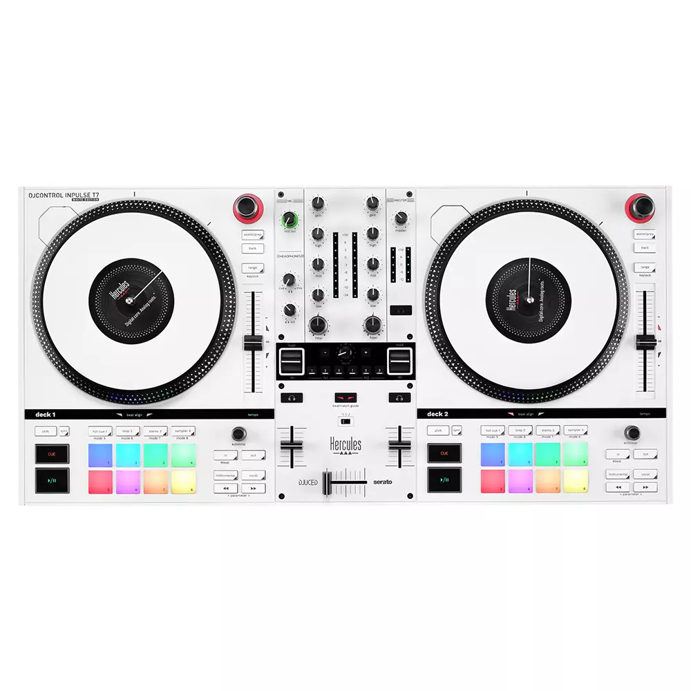 Mixersteuerung Hercules DJ Control Inpulse T7 White Edition retail