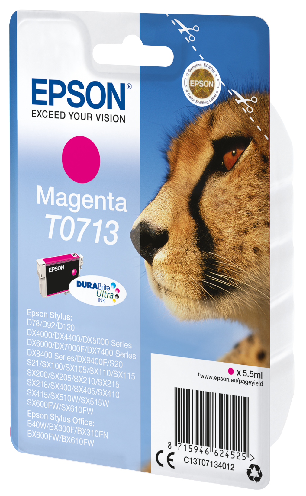 EPSON T0713 (Gepard) magenta Druckerpatrone