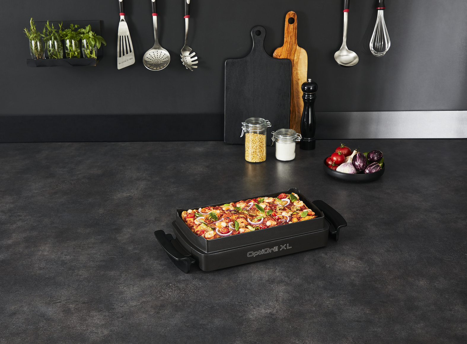 Backschale XA727810, für OptiGrill+ XL, Grillschale