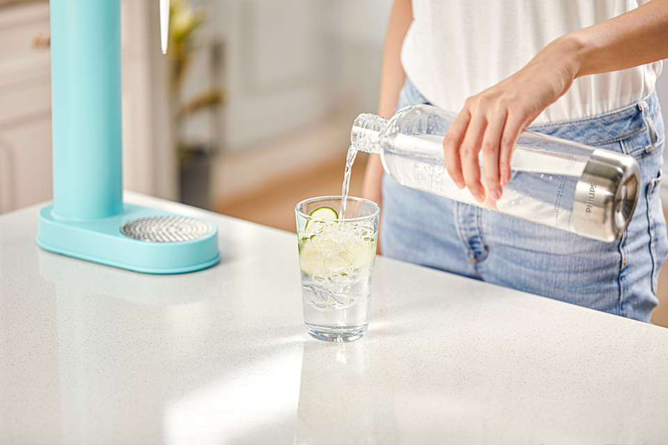 Philips ADD912/10 Wassersprudler Flasche, Viva