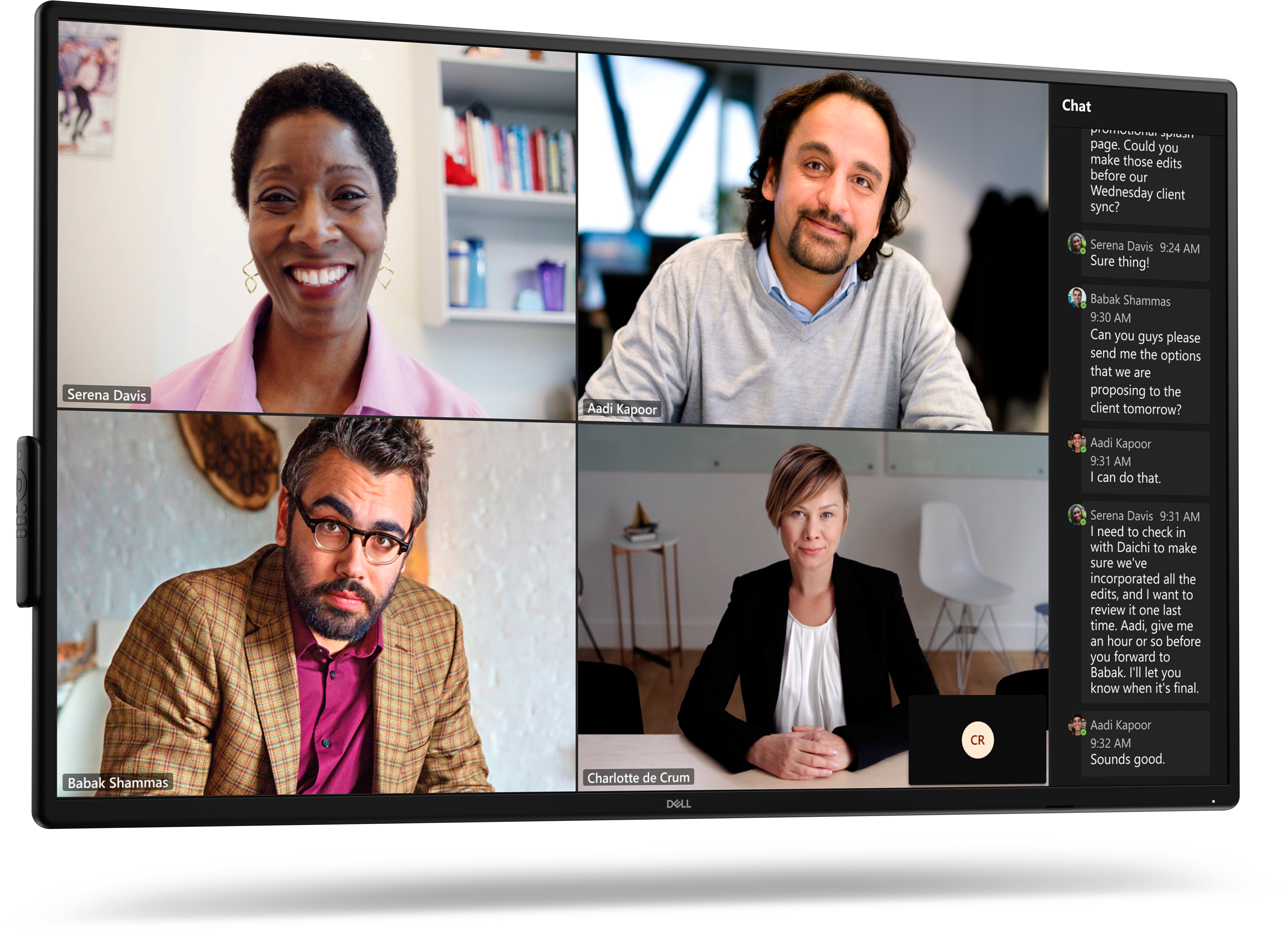 DELL 55 4K Conference Room Monitor P5525QC 138,68cm 54,6Zoll IPS 3840x2160 60Hz 16:9 400cd/m2 DP USB-C HDMI