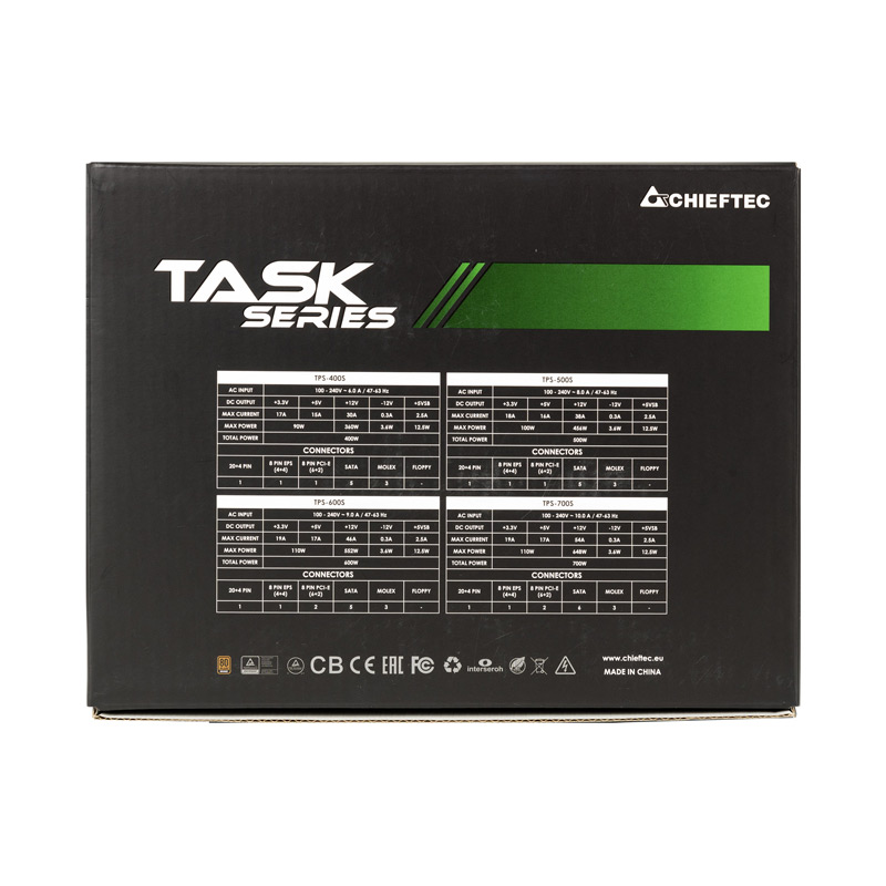 PC- Netzteil Chieftec TASK Series TPS-600S 600W