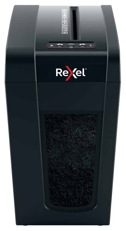 Rexel Secure X10-SL Aktenvernichter mit Partikelschnitt P-4, 4 x 40 mm, bis 10 Blatt, schwarz
