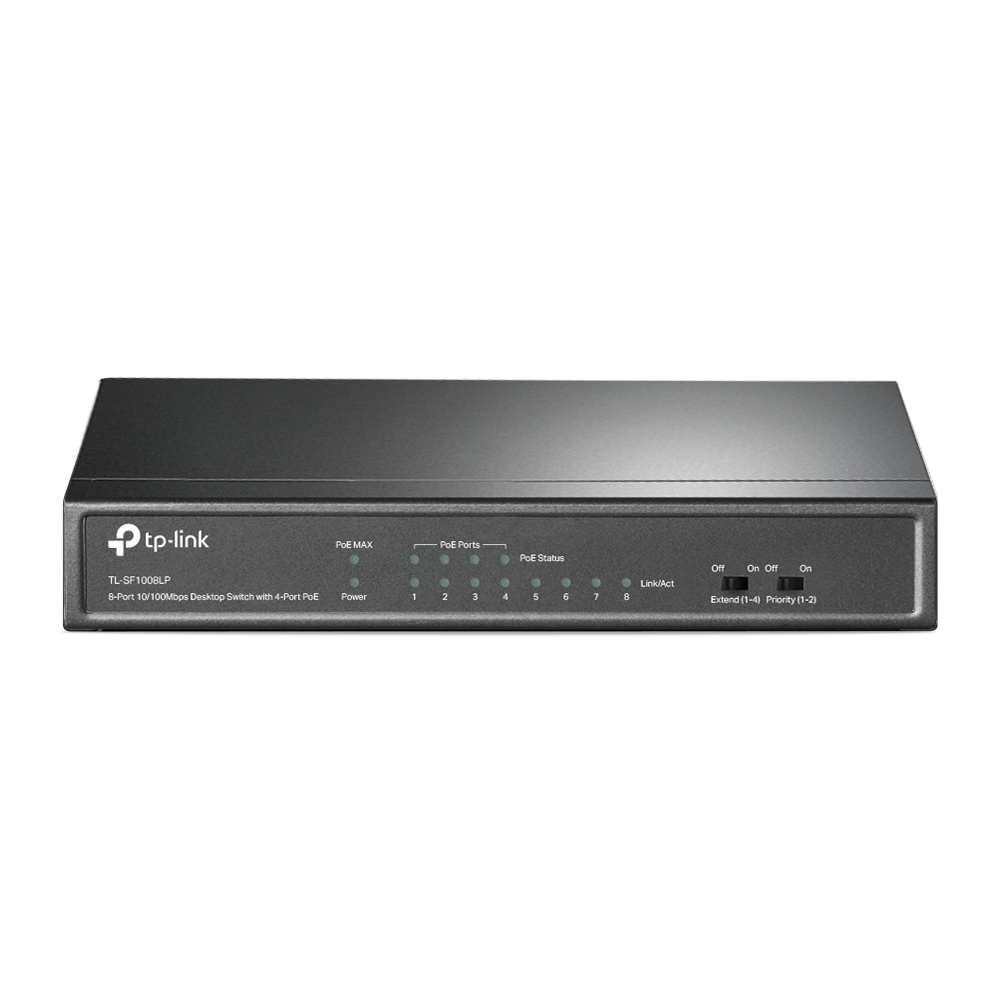 TP-Link Switch 8x FE TL-SF1008LP (davon 4PoE+)