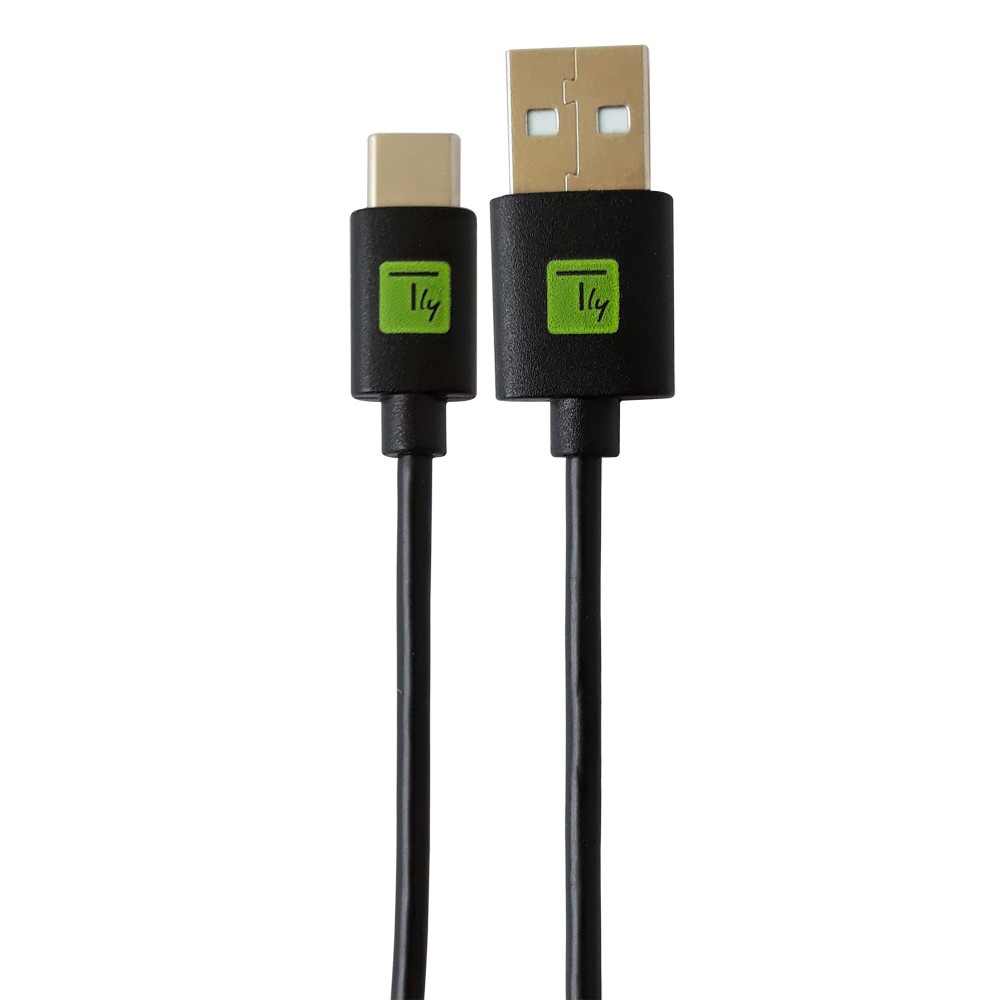 Techly USB2.0 Kabel ST Typ-A - ST Typ-C schwarz, 0.1m
