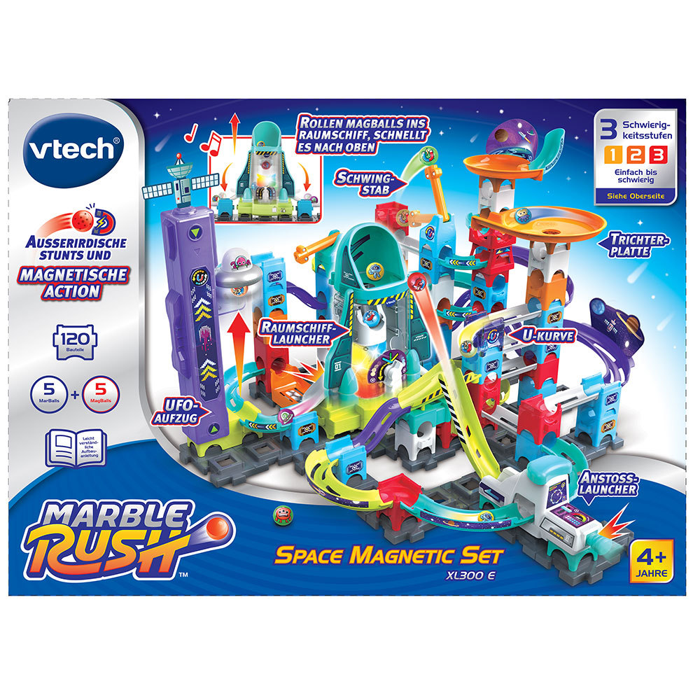 Marble Rush - Space Magnetic Set XL300 E, Bahn