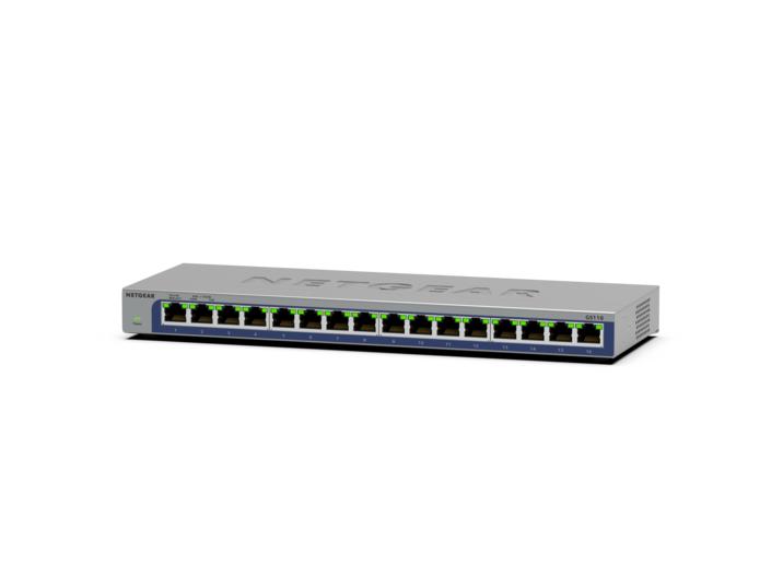 NETGEAR Switch 16-port 10/100/1000 GS116-300EUS