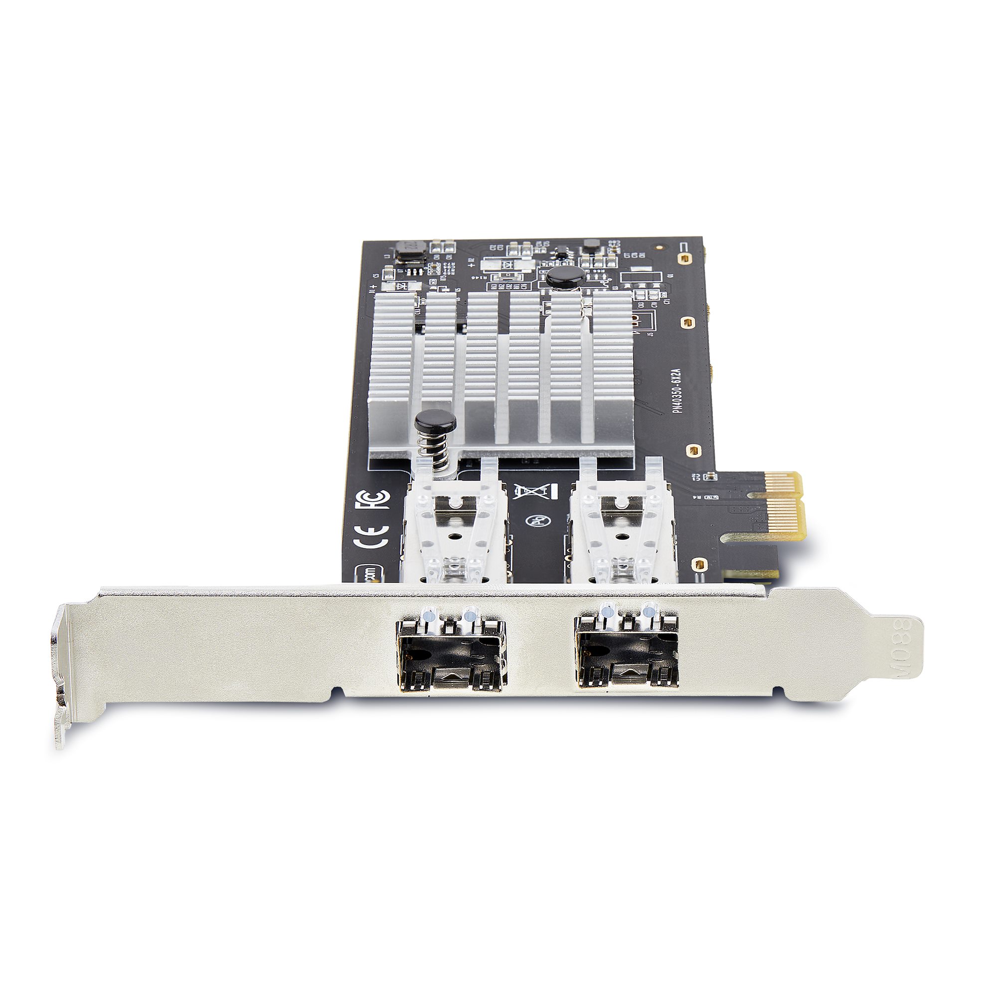STARTECH.COM 2-Port GbE SFP Netzwerkkarte PCIe 2.0 x1 Intel I350-AM2 2x 1GbE 1000BASE Kupfer/Glasfaser Netzwerkkarte Gigabit LWL/LAN