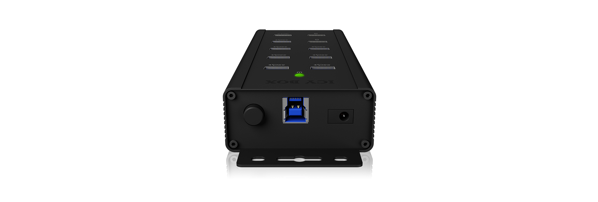 Hub 7-Port IcyBox USB 3.0 IB-HUB1703-QC3 inkl. 3 Ladeports