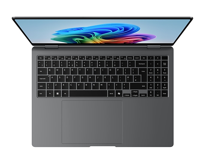 SAMSUNG Galaxy Book5 Pro 360 40,62cm 16Zoll Intel Ultra 7 258V 32GB LPDDR5x 512GB SSD Intel Arc W11P 3Jahre OnSite Support Grey