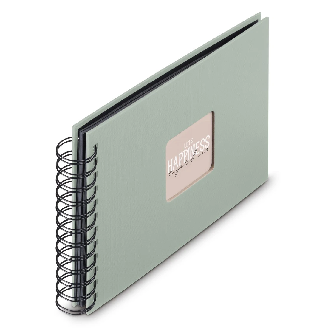 hama Fotoalbum Fine Art neutral 24,0 x 17,0 cm, 50 schwarze Seiten