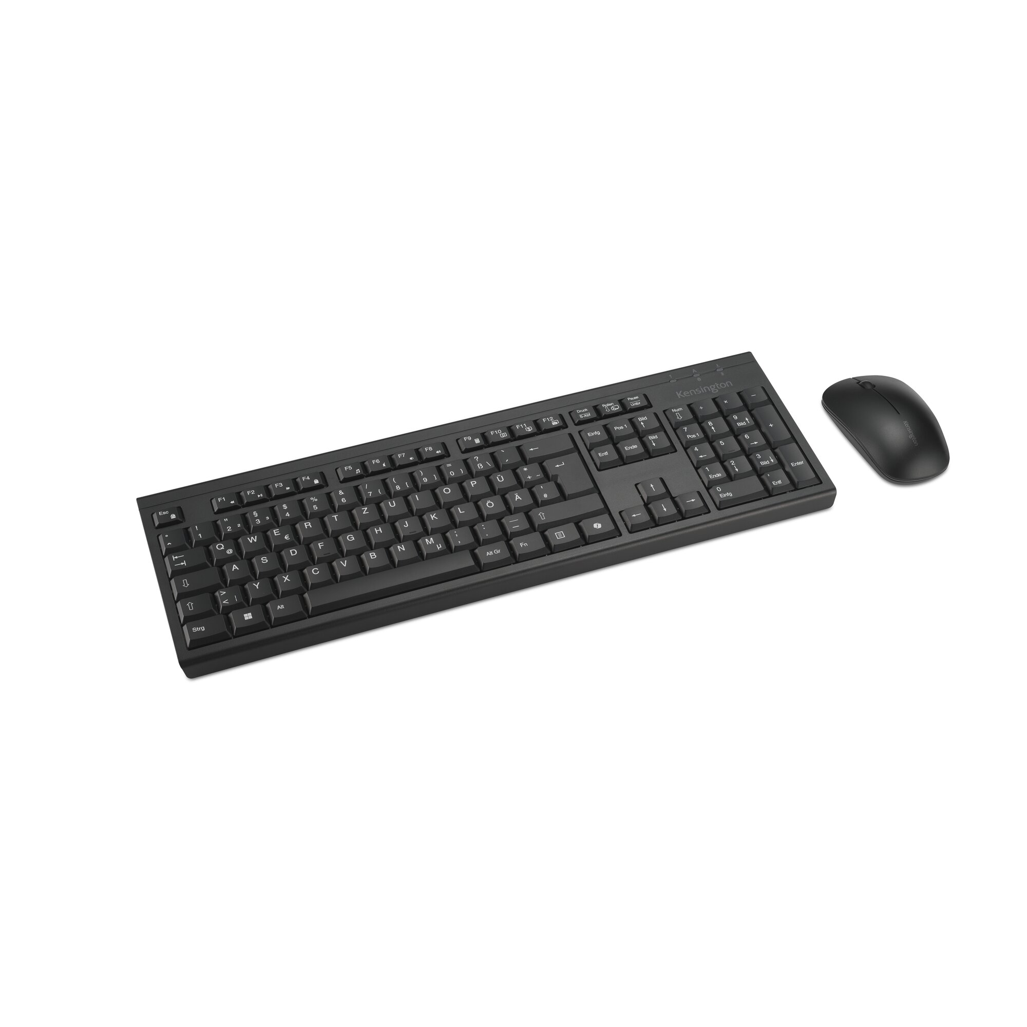 Kensington KM270 EQ Tastatur-Maus-Set kabellos schwarz