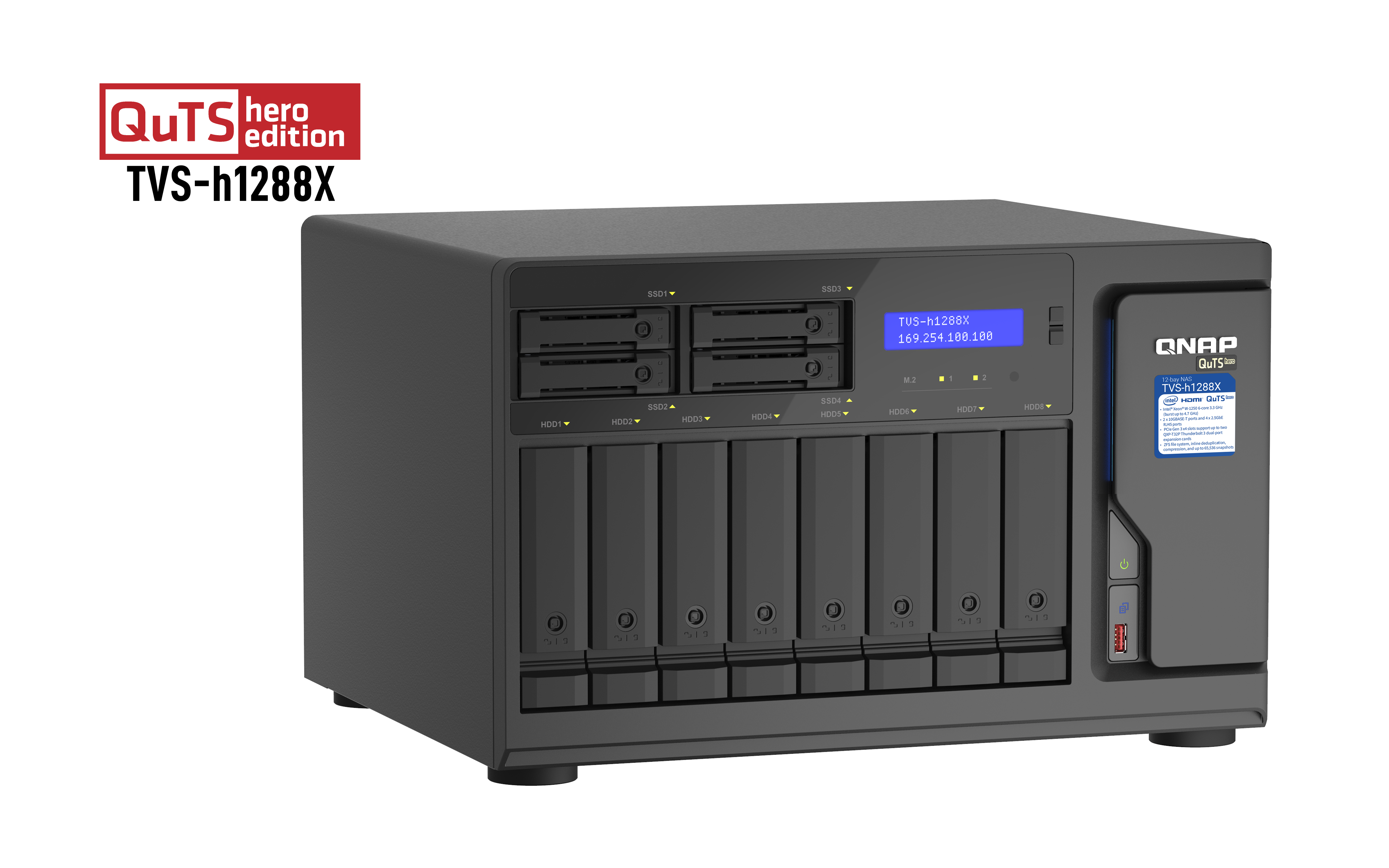 TVS-h1288X-W1250-16G, NAS