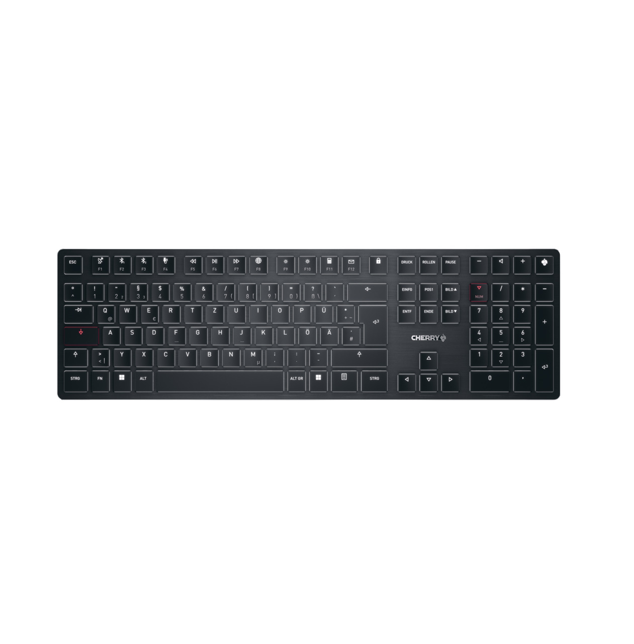 CHERRY KW X ULP Tastatur kabellos schwarz