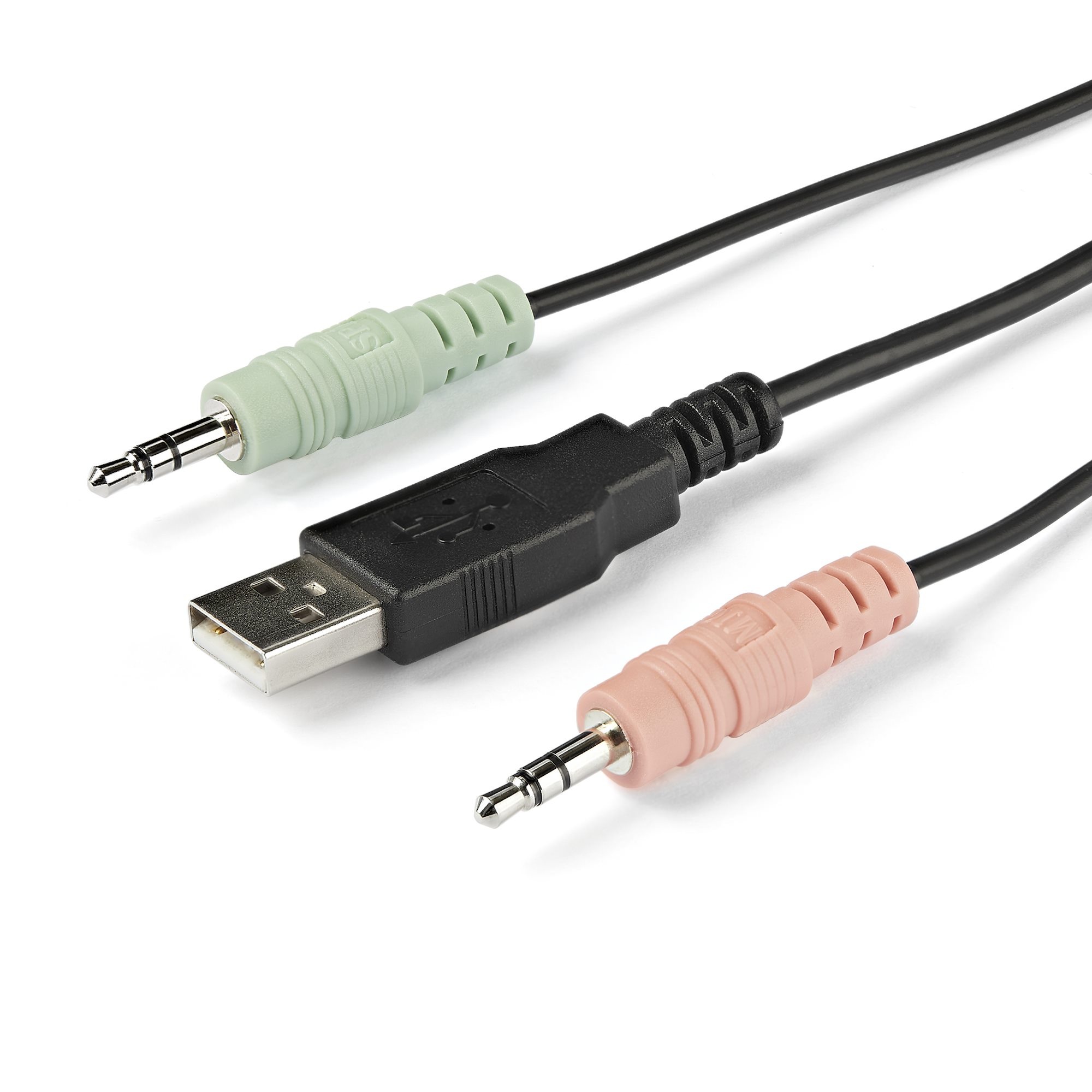 STARTECH.COM 2 Port HDMI KVM Switch with 4 Foot Built-In Cables - OS Independent - Support for 3.5mm Audio - USB 4K 60Hz