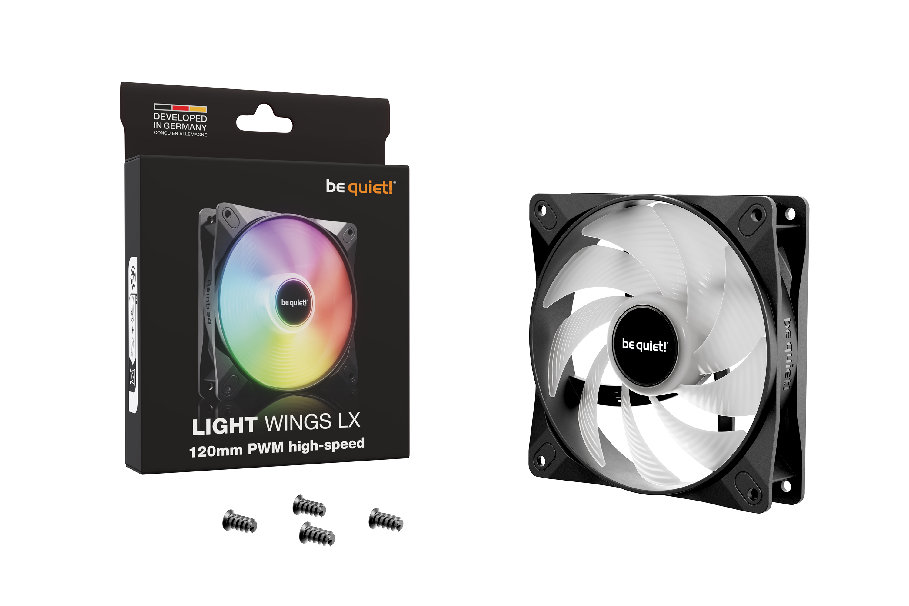 be quiet LÃ¼fter 12012025 Light Wings LX PWM high speed