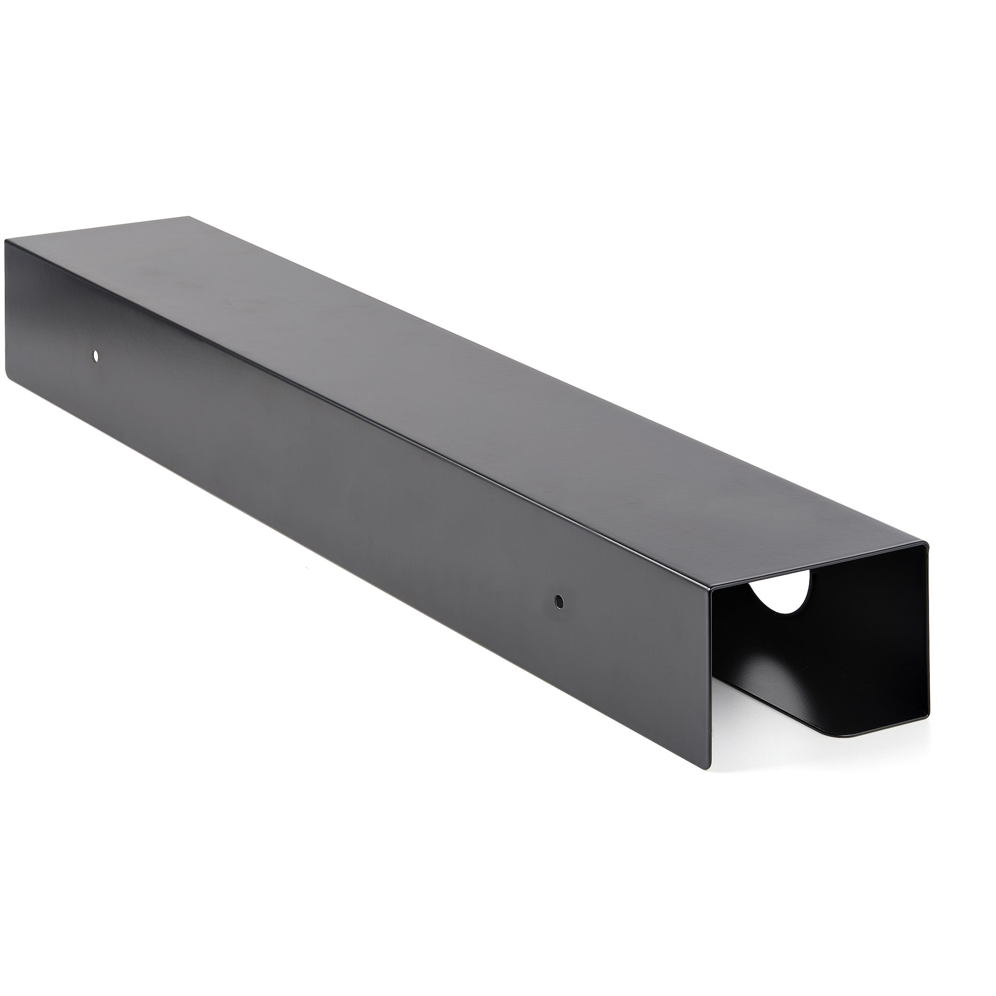 STARTECH.COM Under Desk Cable Management Tray Desk or Table Mount Cords/Wire/Power Strip Holder 60cm x 11cm
