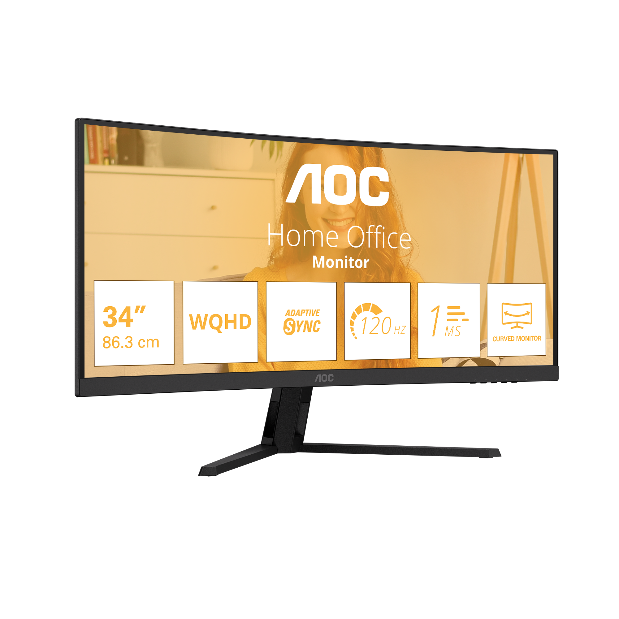 CU34B3E 34IN VA CURVED TECHNOLO 21:9 3440X1440 4MS 3500:1