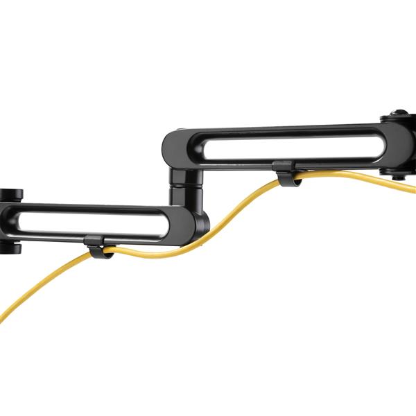 STARTECH.COM Desk Mount Dual Monitor Arm - Articulating - Premium Desk Clamp / Grommet Hole Mount for up to 27inch VESA Monitors