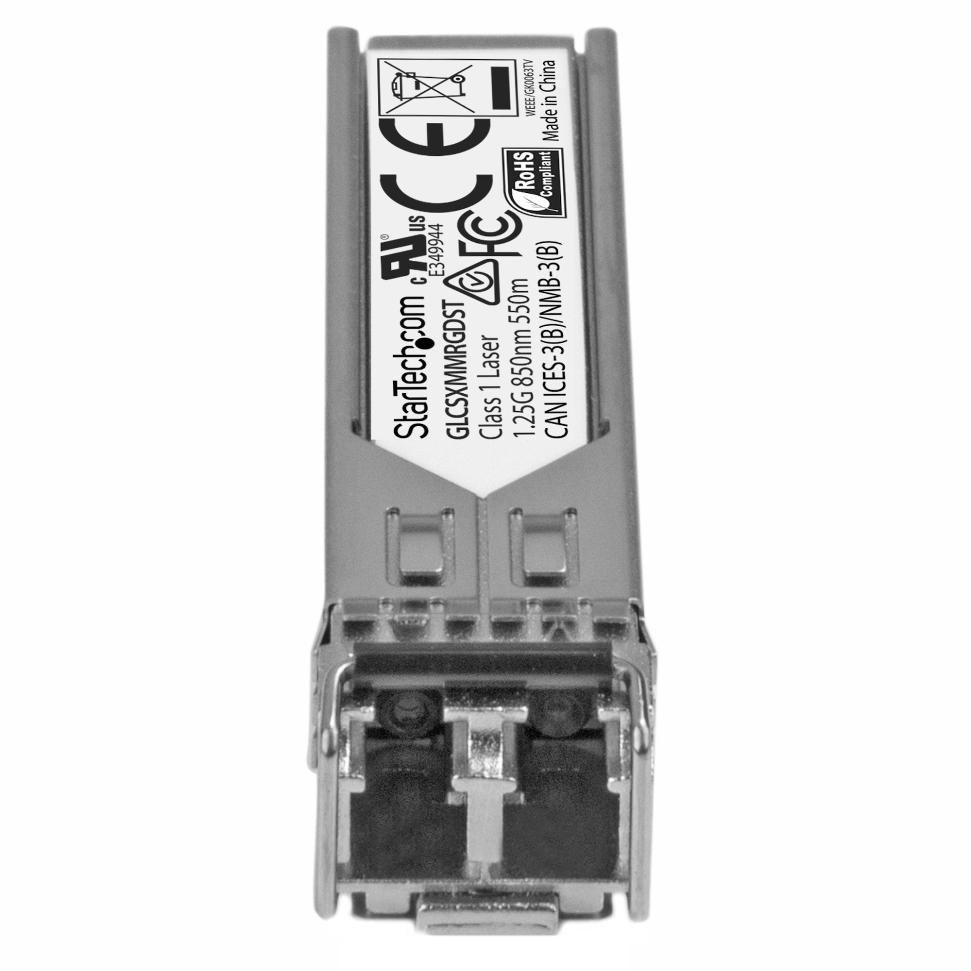 STARTECH.COM Cisco GLC-SX-MM-RGD kompatibel SFP - Gigabit Fiber 1000Base-SX SFP Transceiver Modul - MM LC - 550m - 850nm
