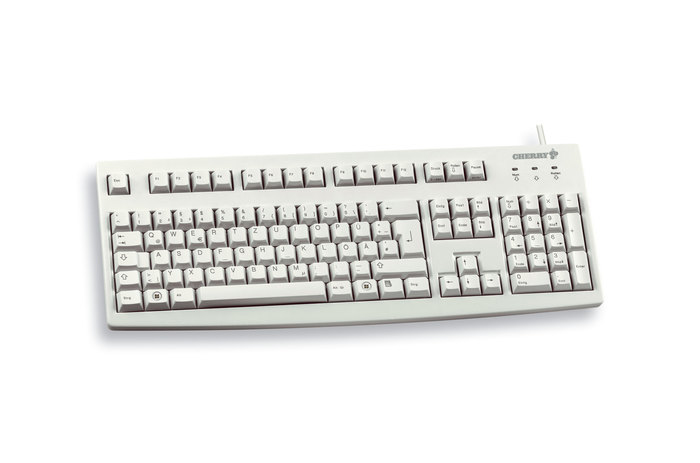CHERRY G83-6104 KB NTK Tastatur Wired EU hellgrau