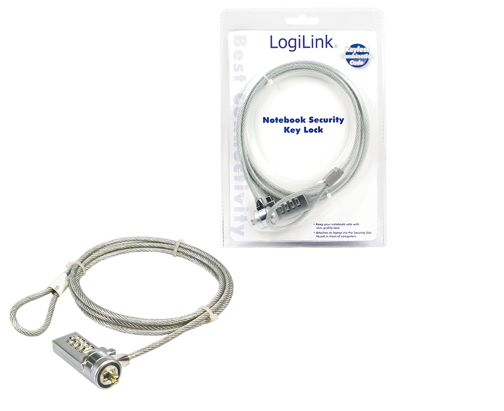 Logilink Notebook Security Lock 1,50m