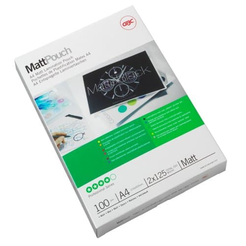GBC Laminierfolien MattPouch matt für A4 125 micron, 100 St.