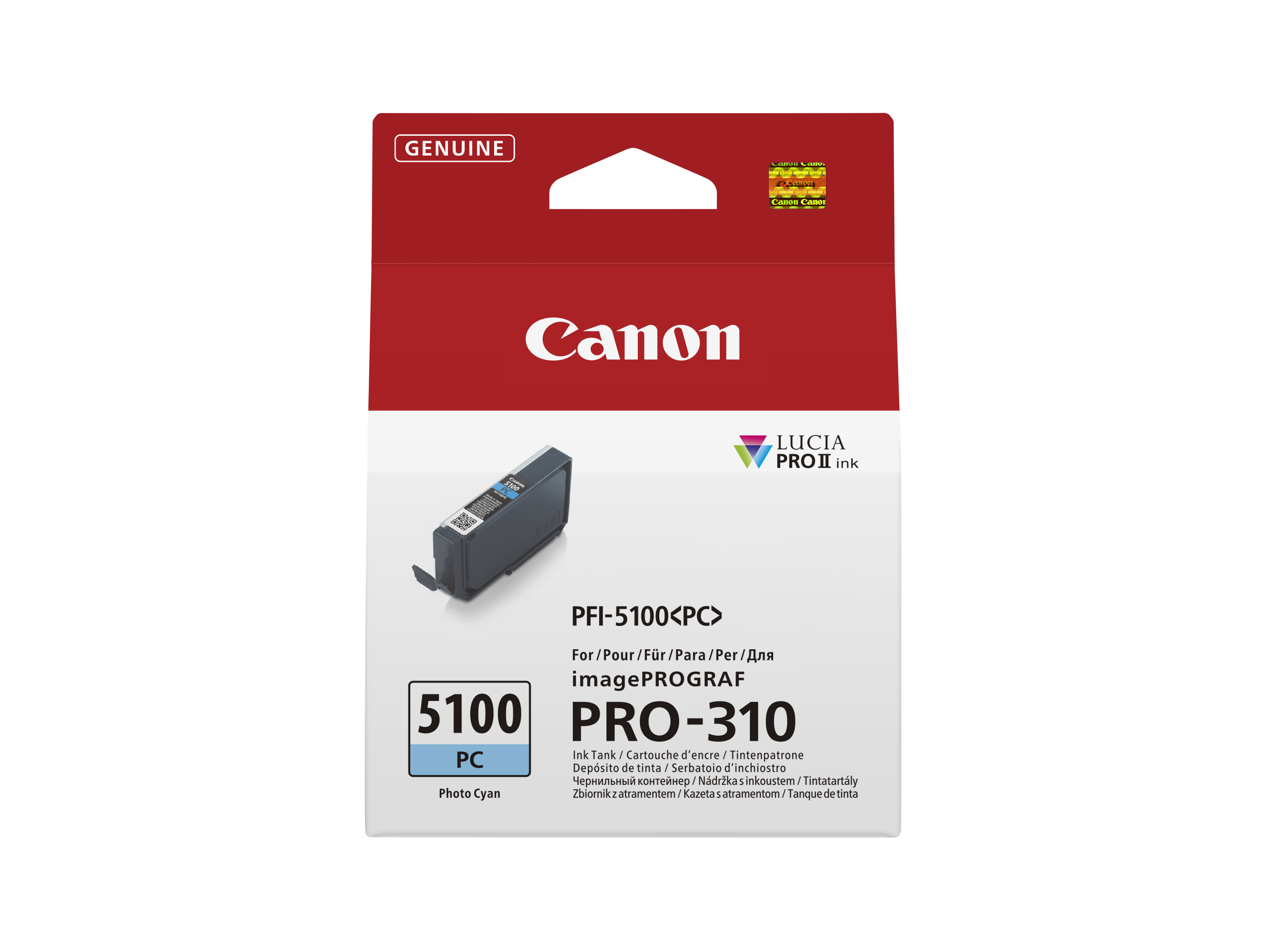 Canon PFI-5100 PC Foto cyan Druckerpatrone