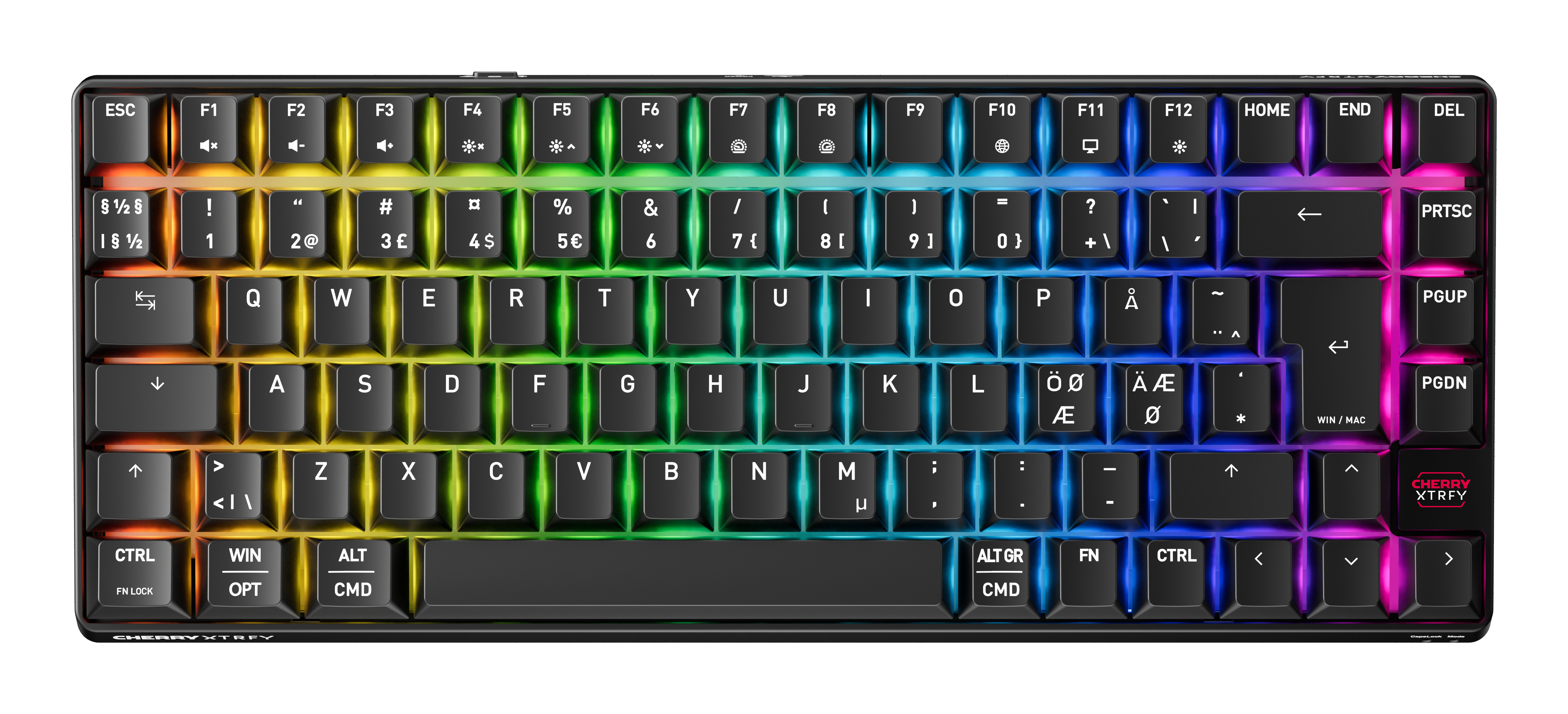 K33 COMPACT FS WIRELESS KEYBOARD BLACK PAN-NORDIC
