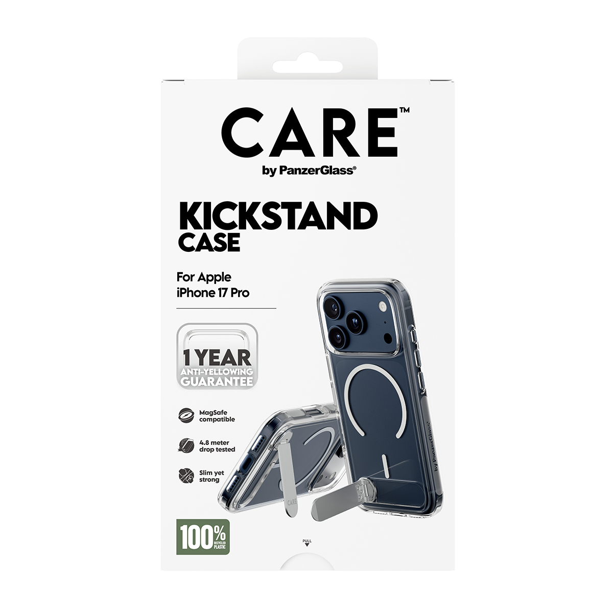 CARE BY FEATURE CASE TRANSPAREN KICKSTAND IPHONE 17 PRO