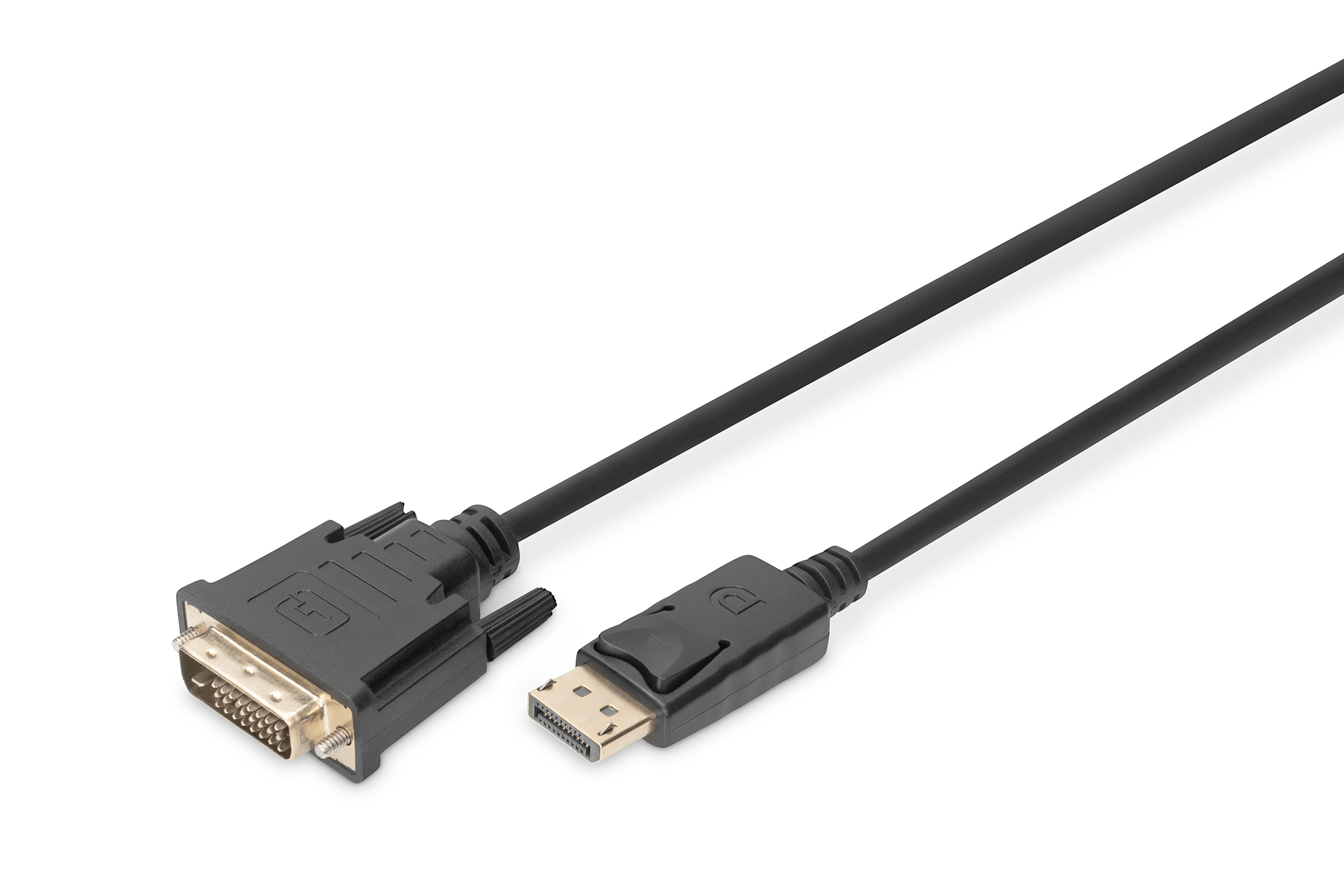 DIGITUS DisplayPort Adapterkabel, DP auf DVI-D, 3,0m, sw