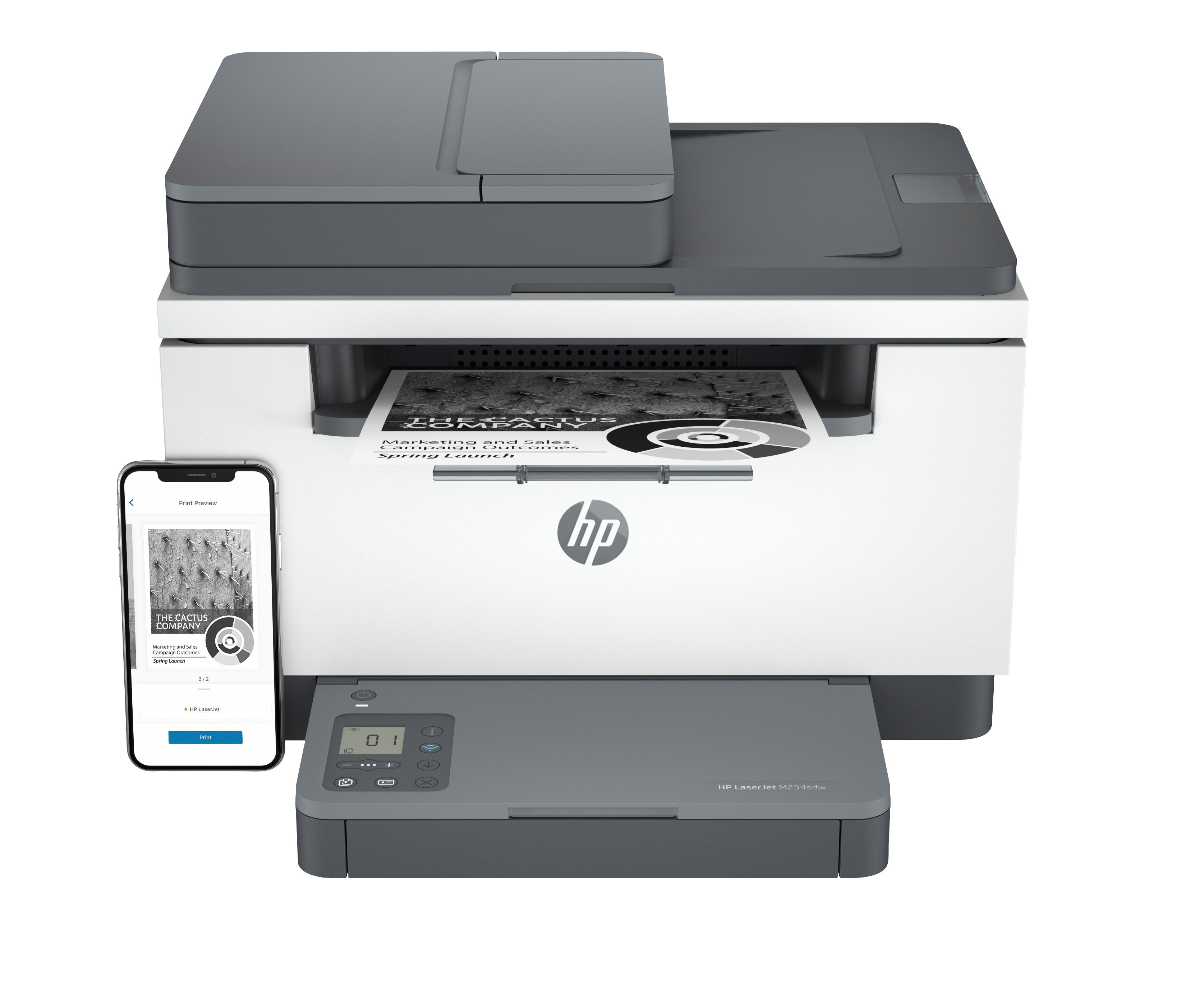 HP LaserJet MFP M234sdw 3 in 1 Laser-Multifunktionsdrucker weiß