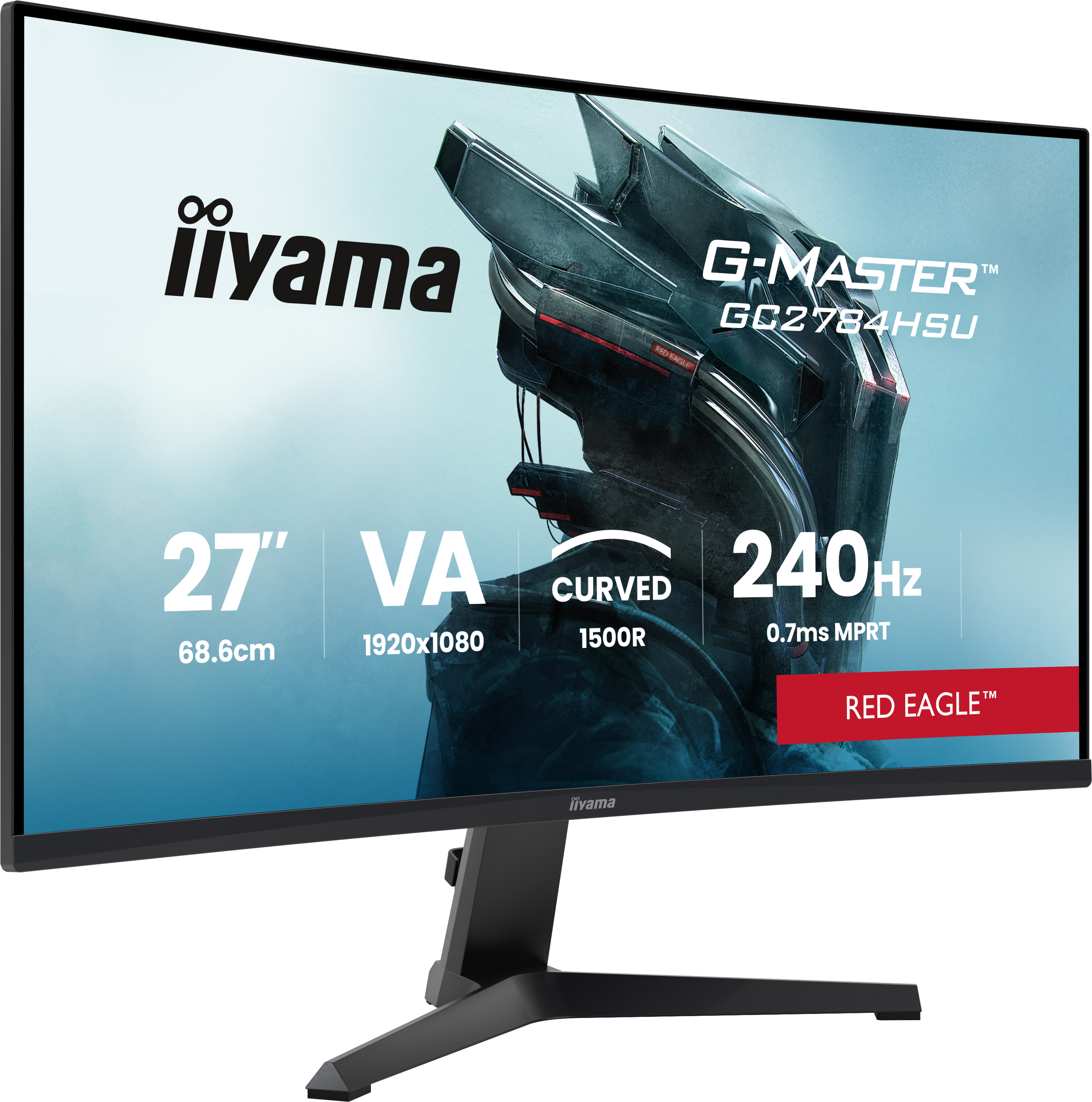 IIYAMA 68.6cm (27) GC2784HSU-B1 16:9 2xHDMI+DP+2xUSB curv