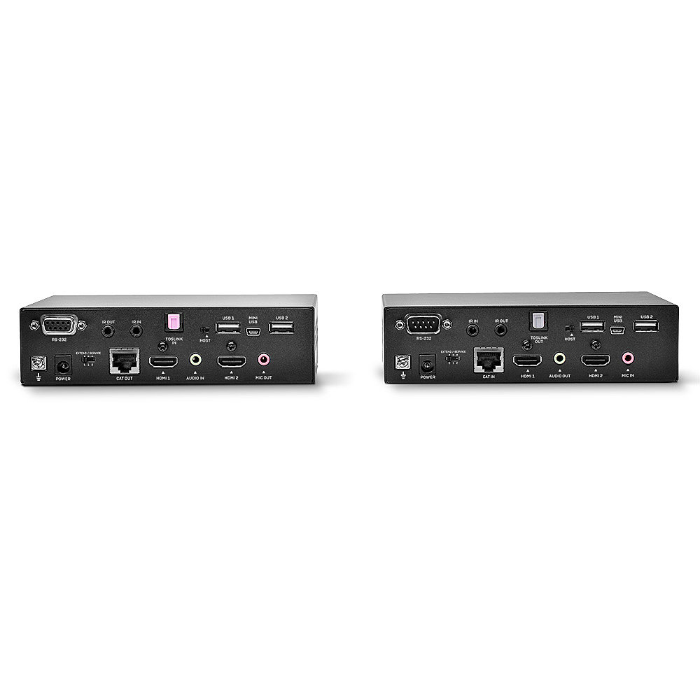 LINDY 100m Cat.6 Dual Head HDMI, USB & RS232 Extender