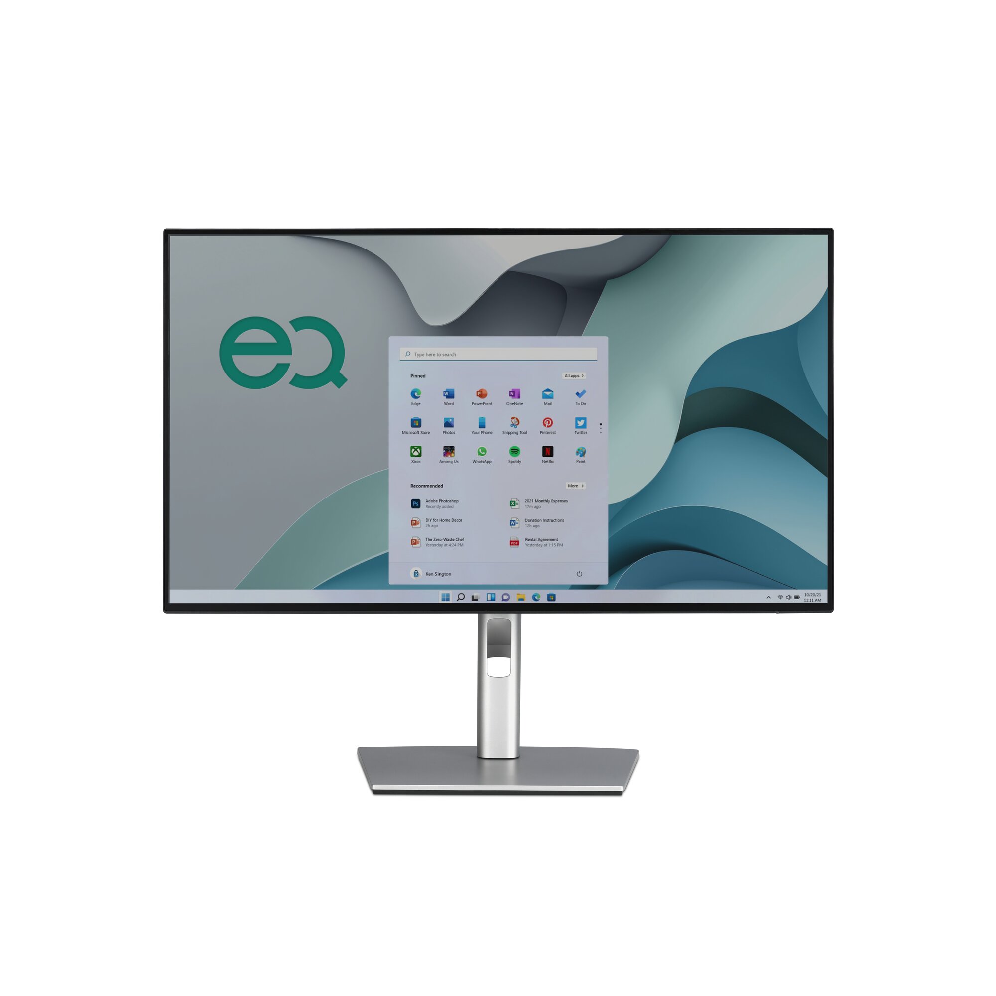 Kensington EQ Display-Blickschutzfolie für 60,5 cm (23,8 Zoll)