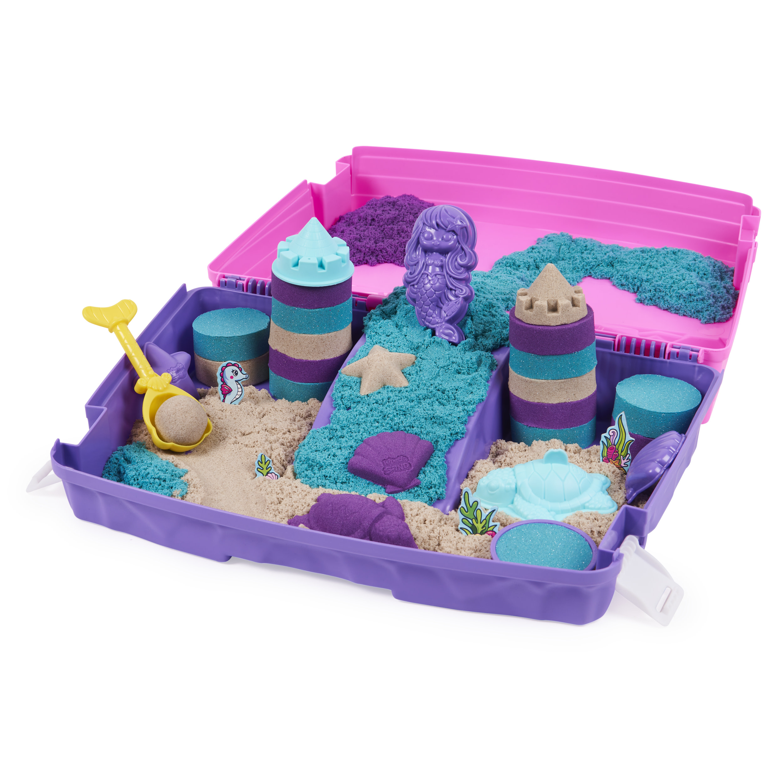 Kinetic Sand - Meerjungfrauen Koffer, Spielsand