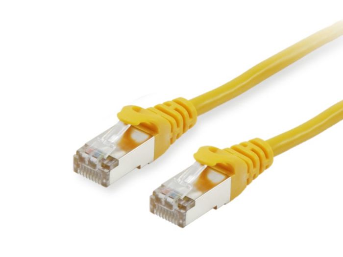 Equip Patchkabel Cat6A S/FTP 2xRJ45 0.15m gelb LSZH Polybeutel